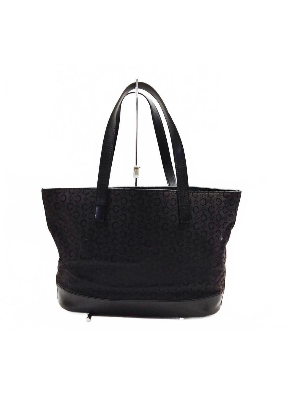 Celine Macadam Monogram Tote Bag (Black Canvas)
